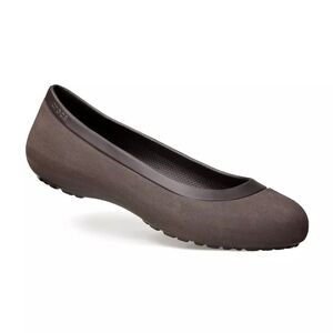 🌴Crocs Women’s Fur Lined Mammoth Brown Flat Slip-On insole. Shoes  Size 7